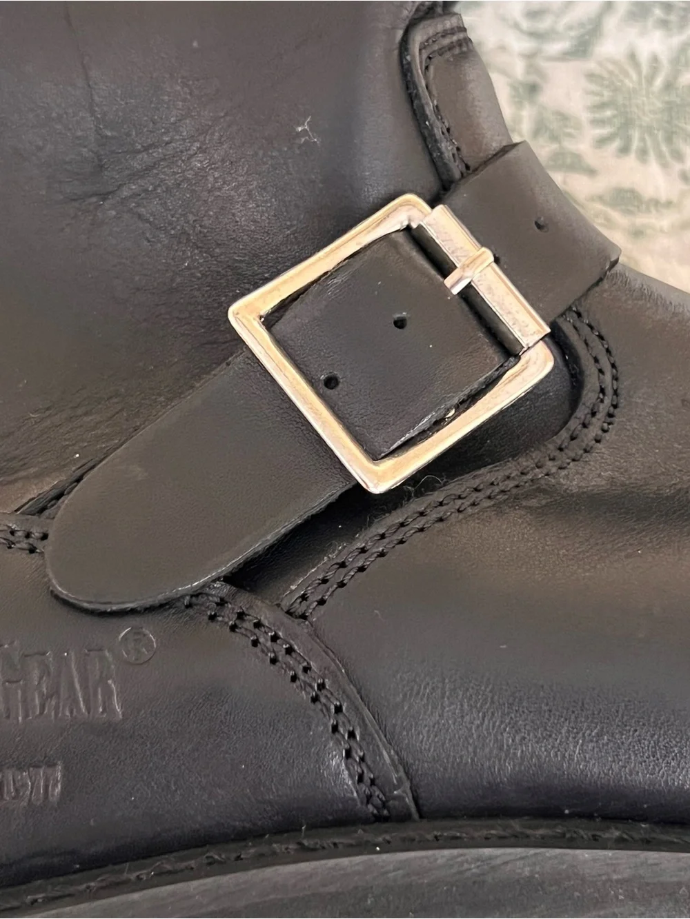 Guide Gear Black Leather Side Zip 15” Engineer Motorcycle Boots Size 9EE